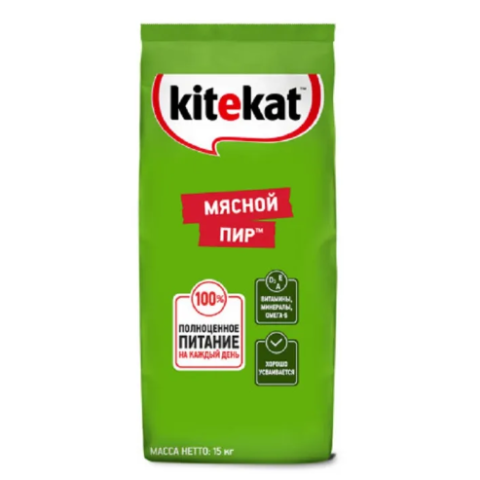 Կատուների կեր մսային «Kitekat Мясной Пир»