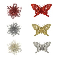 Ամանորյա զարդարանք աստղիկներ և  թիթեռնիկներ