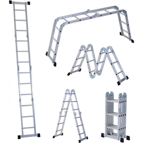 Բազմաֆունկցիոնալ սանդուղք ալյումինե 4.7 մետր