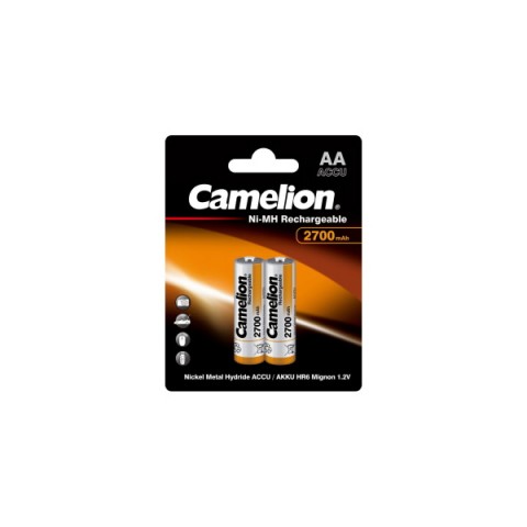 Լիցքավորվող մարտկոց Camelion NI-MH 2700 mAh, AA, 2 հատ