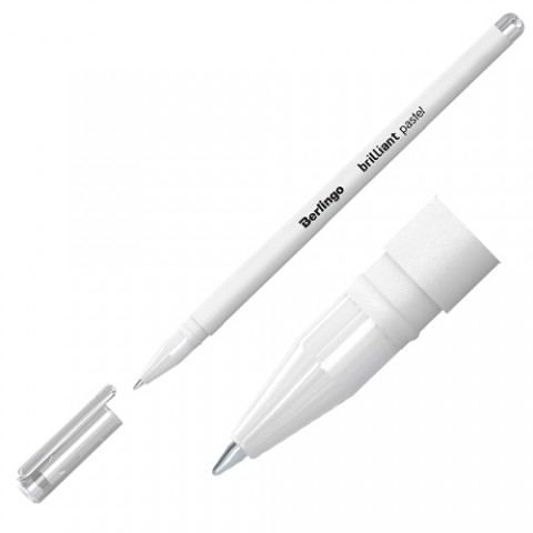 Գրիչ գելային սպիտակ թանաքով 0.8մմ