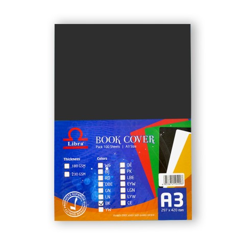 Կազմարարական թուղթ A3 230գր, 100 թերթ, սև