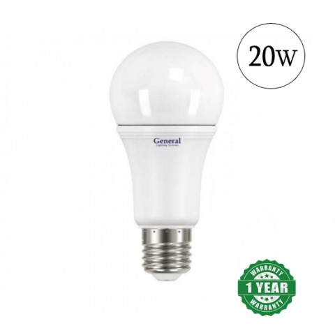 Լամպ լուսադիոդային (LED) A60 20W E27 General