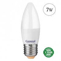 Լամպ լուսադիոդային (LED) մոմիկ 7W E27 General 