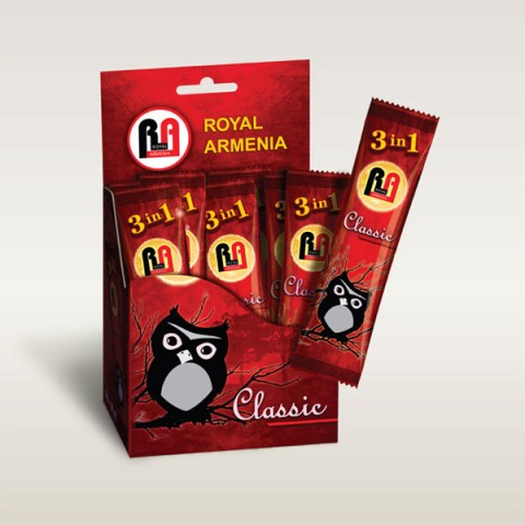 Լուծվող սուրճ Royal Classic 3in1 20գր․