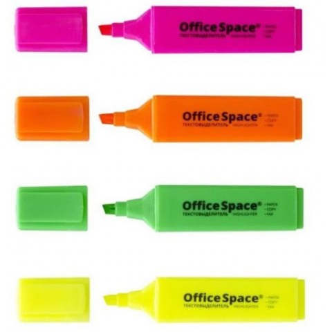 Մարկեր ընդգծող Office Space 4 գույն