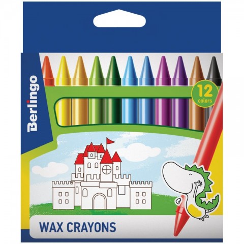 Յուղամատիտներ Berlingo, 12 գույն