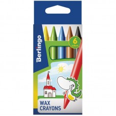 Յուղամատիտներ Berlingo, 6 գույն