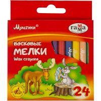 Յուղամատիտներ Гамма, 24 գույն