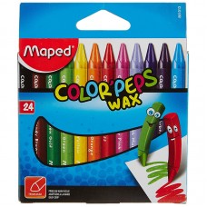 Յուղամատիտներ Maped, 24 գույն