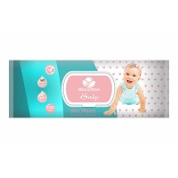 Անձեռոցիկներ մանկական խոնավ Biocotton 120 հատ