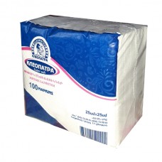 Անձեռոցիկներ Cleopatra միաշերտ 100 հատ 25x25 սմ․