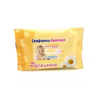 Անձեռոցիկներ մանկական խոնավ Русалочка 15 հատ