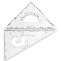 Քանոնների հավաքածու 2 հատ 35 սմ Jinsihou