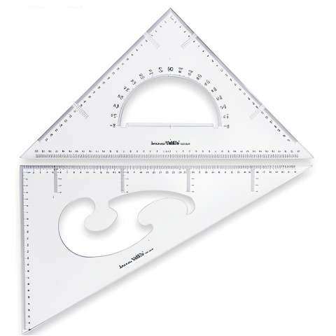 Քանոնների հավաքածու 2 հատ 35 սմ Jinsihou