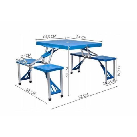 Սեղան ծալովի + 4 աթոռ