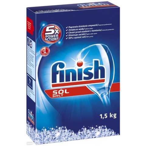 Սպասք լվացող մեքենայի աղ FINISH 1.5 կգ․