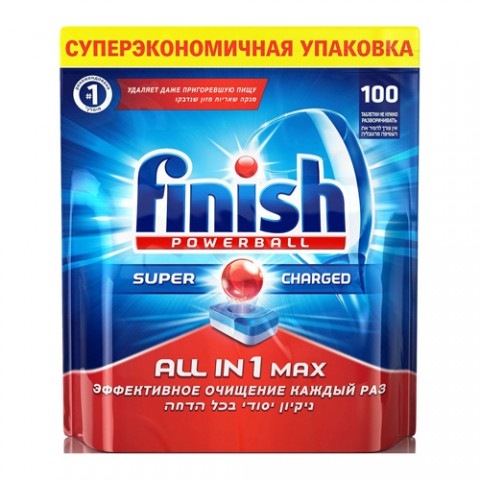 Սպասք լվացող մեքենայի հաբ FINISH All in One 100 հատ