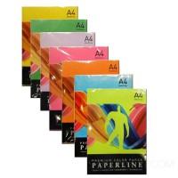 Թուղթ A4 գունավոր 500 թերթ  Paperline