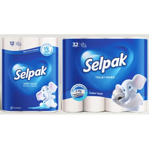 Զուգարանի թուղթ և Թղթյա սրբիչ Selpak