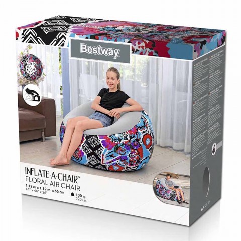Աթոռ Փչովի Bestway Floral Inflate-A-Chair