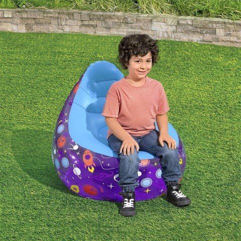 Բազկաթոռ Փչովի Bestway Astro Glow Kids Inflatable Air Chair
