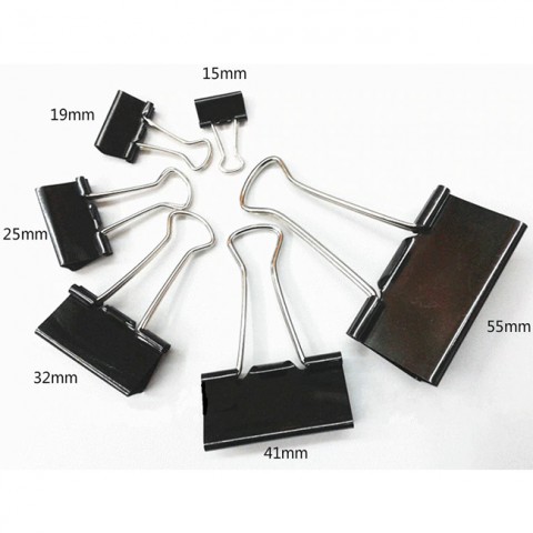 Թղթերի սեղմակ 32մմ, 12 հատ