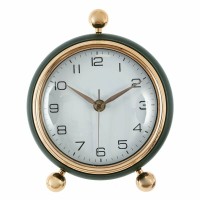 Սեղանի Ժամացույց Դեկորատիվ Կլոր Ռետրո Ոճով 16CM