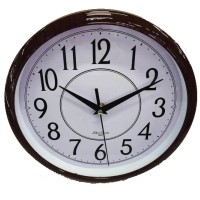 Ժամացույց Պատի ՝ Բարձրորակ Ամուր Փայտից, Անձայն՝ Տան Ինտերիերի Համար, 34cm
