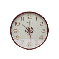 ժամացույց պատի Ոսկեգույն և սպիտակ կլոր 39cm