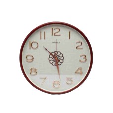 ժամացույց պատի Ոսկեգույն և սպիտակ կլոր 39cm