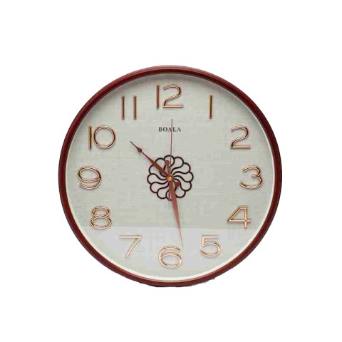 ժամացույց պատի Ոսկեգույն և սպիտակ կլոր 39cm